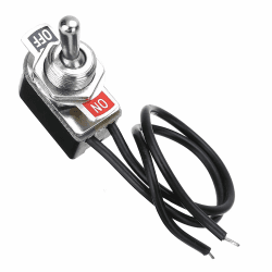 Powice Kippschalter 12V mit Verkabelung, MiniBoot 2-Poliger Schalter 12V, 6A120V/3A230V Schalter Geeignet für den Einbau in Häusern, Autos und Elektrogeräten Angebot bei HelloDeals