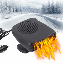 ZLXHDL 12V 200W Autoheizung, Tragbare 2-in-1-Keramikheizung, Kühlung, Heizlüfter, Defroster, Demister, Universal Angebot bei HelloDeals