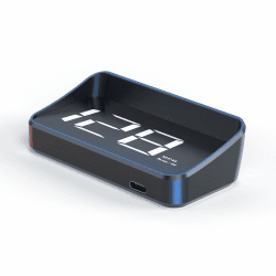 AMHVMU M2 Head-Up-Display Auto (HUD) - GPS Geschwindigkeitsanzeige | GPS Tacho | USB Plug & Play | Universell für alle Fahrzeuge Angebot bei HelloDeals