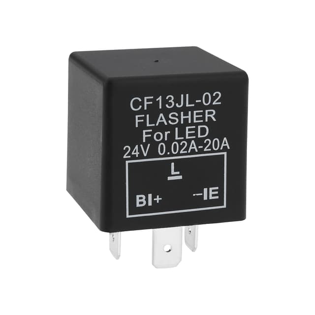 EMSea 3 Polig LED Blinkrelais 24V Relais Blinker Blinkerrelais 0,02A-20A 0,1-150W für LKW Busse Landwirtschaft Baufahrzeuge