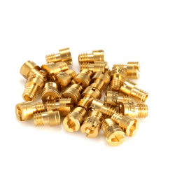 GEARMONSTER Vergaser Hauptdüsenset, 25 Stück Hauptdüsensatz, M4 55‑115 Vergaserdüsen Hauptdüsenset Vergaser Hauptdüsen Set für Roller Motorrad Schaltmoped M4 55-115 Angebot bei HelloDeals