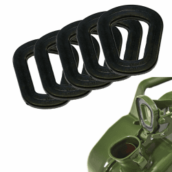 BW® 5x Ersatzdichtung für Kraftstoffkanister Metall Benzinkanister - 5 Stück - Made in Europe für Kanister 5 Stk. Schwarz Angebot bei HelloDeals