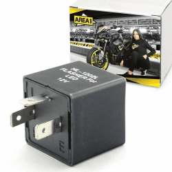 Area1 Motorrad Blinkerrelais Blinkgeber lastunabhängig/digital für LED Blinker, Halogen und Glühbirnen, 12V 0.1-150W 3 Pin / 3-Polig 3 Pin Relais Angebot bei HelloDeals