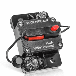 RED WOLF 150A Schutzschalter mit Manueller Reset kfz Automatik Sicherungshalter für Auto Boot Marine LKW PKW Audio Sicherungsautomat DC 12-48V Circuit Breaker Angebot bei HelloDeals