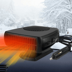 200W KFZ Heizung 12V: 2025 QIDOE Zigarettenanzünder 12 Volt Autoheizung Tragbar Auto Heizlüfter akku Standheizung Ventilator Defogger Scheibenheizung mit Stecker für Wohnmobil Camper LKW PKW 12 v Angebot bei HelloDeals