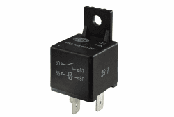 HELLA 4RA 965 400-001 Minirelais, Arbeitsstromrelais, 12 V, 4-polig, Spulenwiderstand: 90 Ohm, Halter: ja Einzelpack Angebot bei HelloDeals