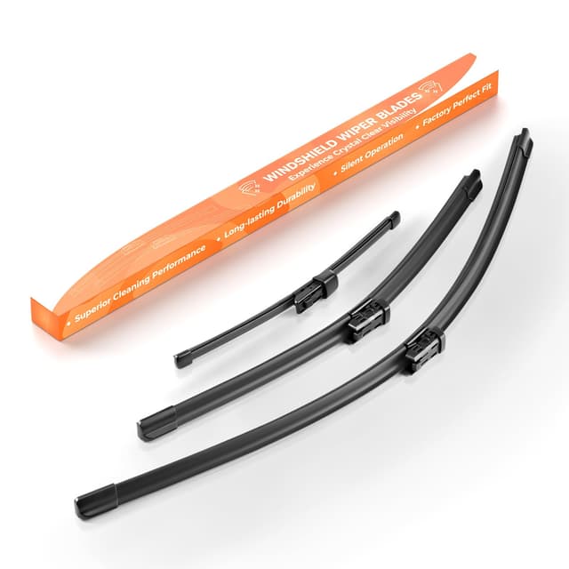GEARMONSTER Scheibenwischer Wischerblätter Vorne + Hinten Satz Autoscheibenwischer Heckscheibenwischer Wischerblätter-Set für VW Golf 7 | VII Variant ab 2012 (3er Set: 650mm/450mm/280mm) Für VW Golf 7 ab 2012