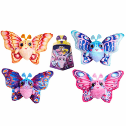 Simba Plüsch Schmetterling Fluffyfly (30 cm) – Aufblasbares Kuscheltier mit Regenbogen-Augen und Überraschungseffekt – Geschenkidee für Kinder – weiches Stofftier ab 3 Jahren für Mädchen und Jungen Angebot bei HelloDeals