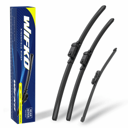 Wifko Scheibenwischer Kompatibel für Skoda Fabia III 2014-2021, Wischerblätter Vorne + Hinten, Set Frontscheibenwischer und heckscheibenwischer, Auto Scheibenwischer Zubehör Angebot bei HelloDeals