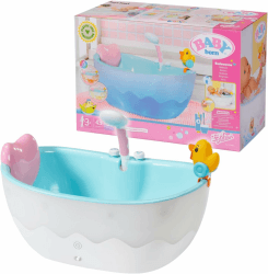 BABY born Badewanne für Puppen mit Farbwechsel, Dusch-und Soundfunktion, funktioniert auch mit echtem Wasser, 832691, Zapf Creation Single Angebot bei HelloDeals