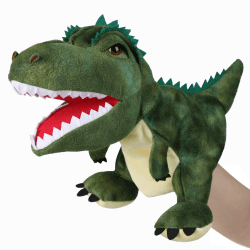 JUSTQUNSEEN Dinosaurier Handpuppen Dinosaurier Spielzeug, Dinosaurier Puppen für Kinder, Dinosaurier Kuscheltiere, Fingerpuppen, Geschenke, Dinosaurier Spielzeug ab 3 4 5 6 Angebot bei HelloDeals