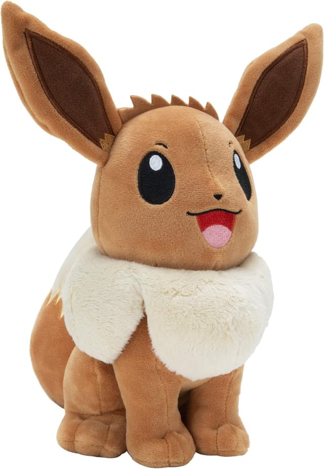 Pokémon PKW3105-30cm Plüsch - Evoli, offizielles Plüsch