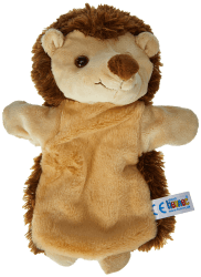 Heunec 394179 Handspielpuppe Igel, braun Angebot bei HelloDeals