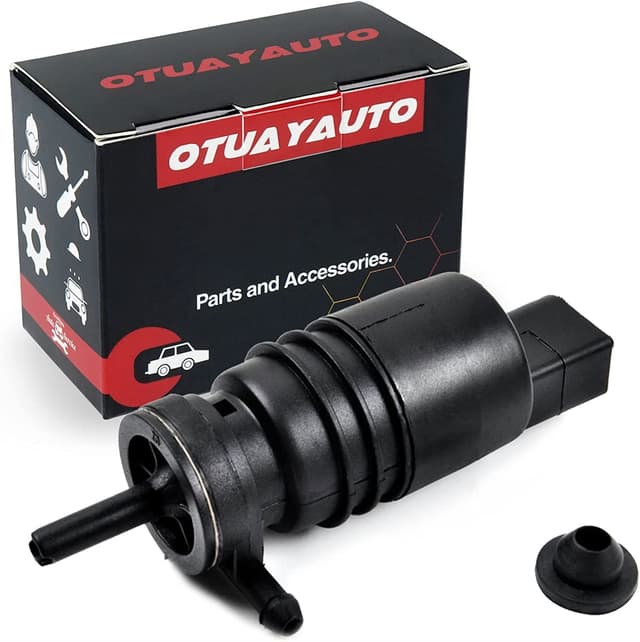Waschwasserpumpe Kompatibel mit E46, E39, E90, E81, E60, E83, OTUAYAUTO 12V Scheibenwaschpumpe, Wischwasserpumpe für Scheibenreinigung