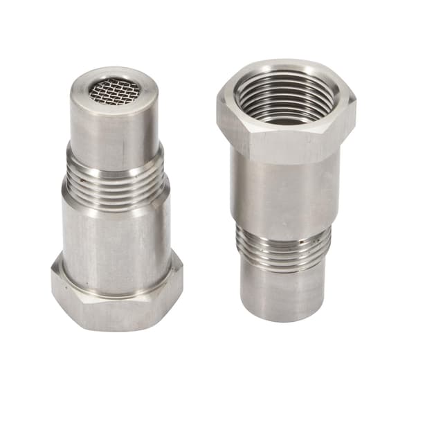 2 Stück Lambdasonde Adapter M18x1,5mm, Konuooer mit Filter O2 Sauerstoffsensor adapter Verlängerung 45mm für Auto Auspuffanlage Zubehör M18 x 1,5 mm Lambdasonde Eliminator