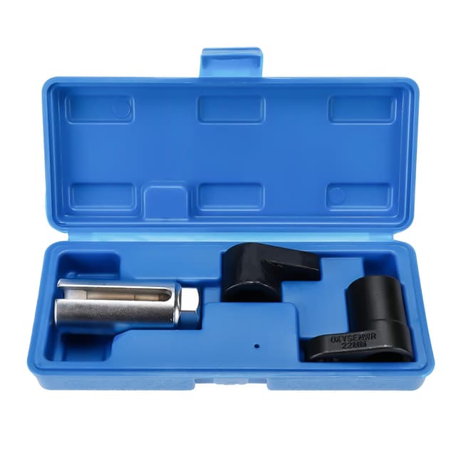 BOOMSTART 3tlg Lambdasonden Schlüssel Set, 22mm Lambdasonden Nuss, 3/8 "1/2" Nox Sonde Lambdasonde Werkzeug Steckschlüssel für Demontage Lambdasonde Auto