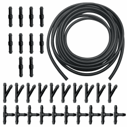 5M Universal Scheibenwaschanlage, Automotive Schlauch, Wischwasserschlauch Reparaturse, Spritzwasserschlauch, für Scheibenwaschanlage, mit 30 Stücke Schlauchverbinder Angebot bei HelloDeals