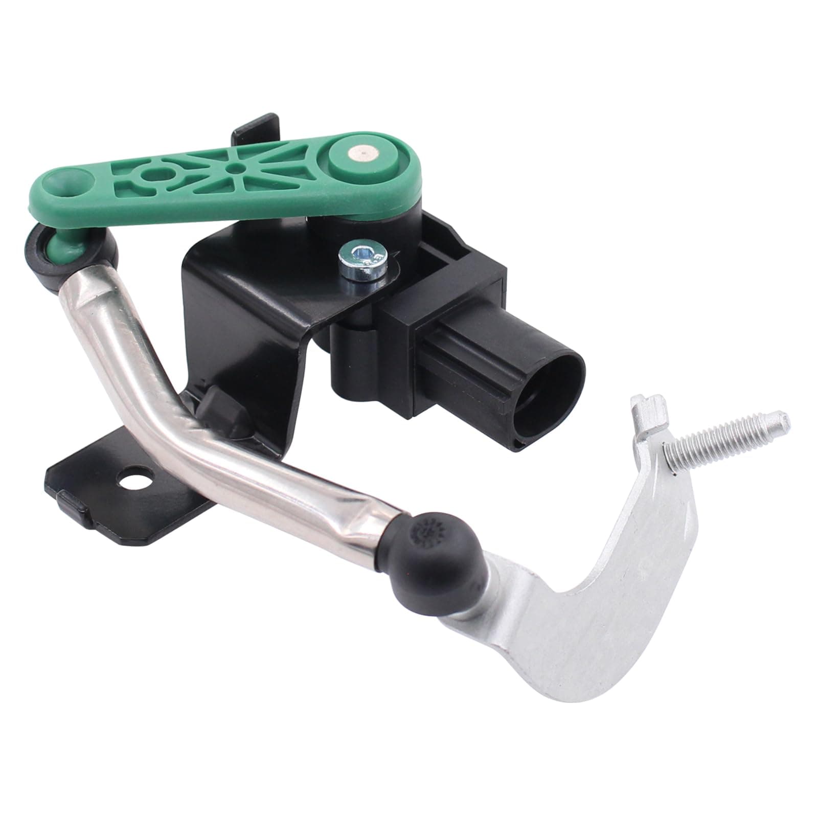 Niveausensor mit Gestänge Luftfederung Vorne Links Xenon Scheinwerfer Höhensensor Leuchtweitenregulierung Sensor für Passat B7 B6 CC Golf 6 Q3 Shar-an 7N Ti-guan 5N Tour-an 1T Eos Sciro-cco Alhambra