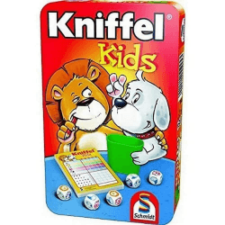 Schmidt Spiele 51245 Kniffel Kids, Bring mich mit Spiel in der Metalldose Single Angebot bei HelloDeals