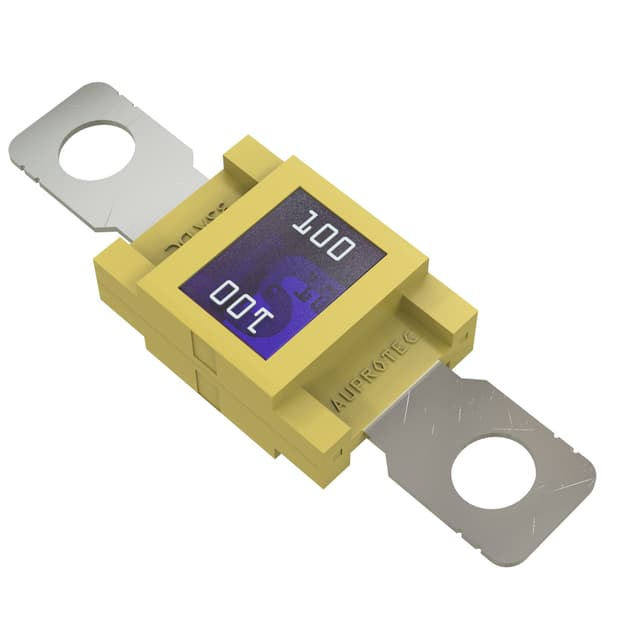 AUPROTEC Mega Hochstromsicherung Schraubsicherung 80A - 500A Auswahl: 100A Ampere gelb, 1 Stück 1 pièce 100A Ampere gelb