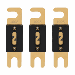 VEXUNGA ANL Sicherung 100A ANL-100 Flachsicherungen 100 Ampere 32VDC für Auto Audio Videosystem Schmelzsicherung Sicherungen (Packung mit 3 Stück) Angebot bei HelloDeals