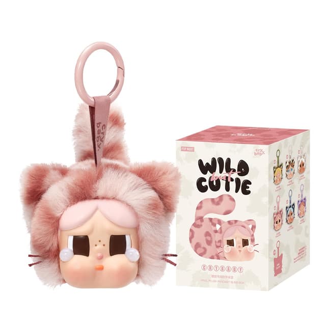 POP MART Crybaby Wild but Cutie Series - Vinyl Plush Pendant Anime Actionfiguren Sammelfiguren Sammler Kunstspielzeug Spielzeug Figuren Geschenk 1PC Wild But Cutie 1PC