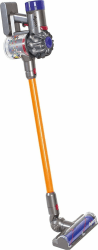 Casdon Dyson kabelloser Staubsauger | Interaktiver & offiziell lizenzierter Dyson Spielzeugstaubsauger für Kinder ab 3 Jahren | Realistischer Rollenspielspaß!, Gelb Angebot bei HelloDeals