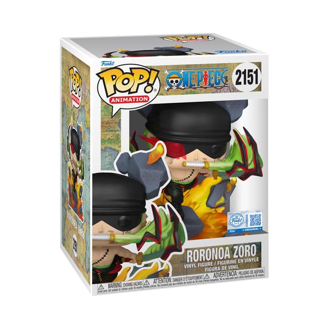 Funko Pop! Premium: One Piece - Roronoa Zoro - (KOH) - Lorenor Zorro- Amazon-Exklusiv - Vinyl-Sammelfigur - Geschenkidee - Offizielle Handelswaren - Spielzeug Für Kinder und Erwachsene