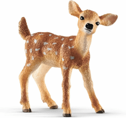 SCHLEICH WILD Life | Weißwedelkalb 14820 | detailgetreue Tierfiguren | Zoo Spielzeug | tolles Geschenk für Jungen und Mädchen | Deko für Geburtstag | Spielfigur ab 3 Jahren | 5 x 2 x 5 cm Angebot bei HelloDeals