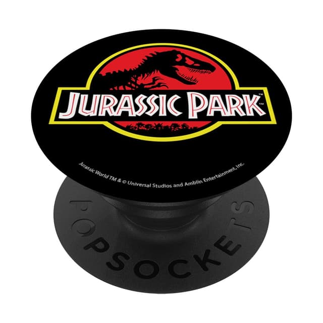 Jurassic Park Classic Original Logo PopSockets mit austauschbarem PopGrip Standard