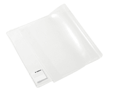 HERMA 14265 Buchumschlag 26,5 x 54 cm Basic, Buchhülle mit Beschriftungsetikett & Kantenschutz aus abwischbarer Polypropylen-Folie, Buchschoner für Schulbücher, transparent 26,5 x 54 cm 1 Stück Angebot bei HelloDeals