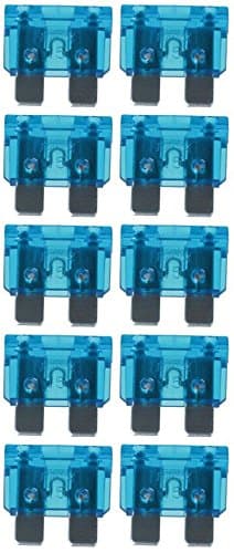 baytronic Standard Flachstecksicherung Kfz-Sicherung (10 Stück 15 A blau)