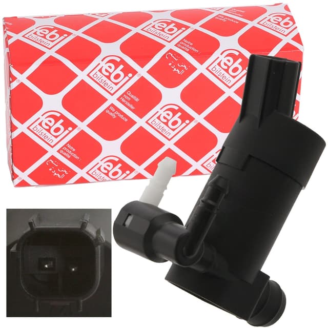 febi bilstein 34863 Waschwasserpumpe für Scheibenreinigungsanlage , 1 Stück