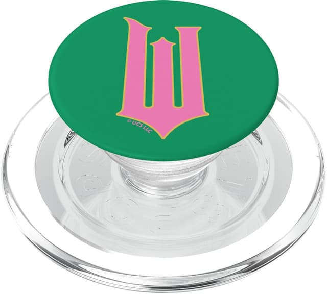 Wicked Movie W Logo Pink Goes Good With Green PopSockets PopGrip für MagSafe Magnetisch PopGrip