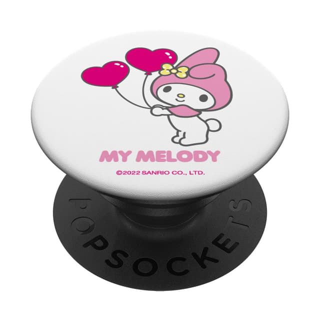 Herzförmige Luftballons - My Melody PopSockets mit austauschbarem PopGrip Standard