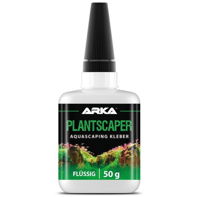 Aquarium Pflanzenkleber – ARKA Plantscaper 50g Flüssig – für punktgenaue Verklebung von Pflanzen, Moos & Wurzeln – Starke Kapillarwirkung – ergiebig & sicher – für Aquascaping & Süßwasseraquarien 50 g Standard