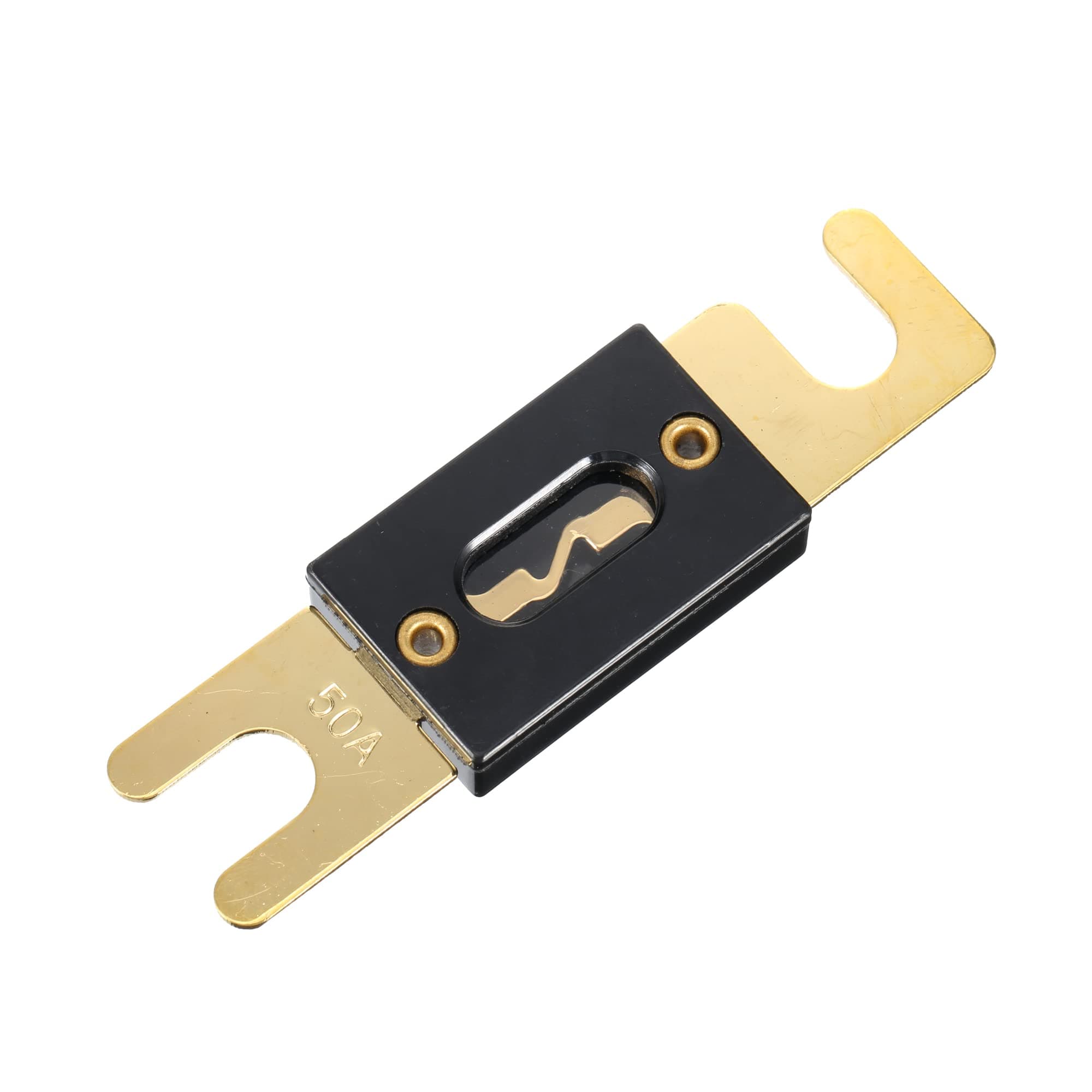 A ABSOPRO Schraubsicherung Mini ANL Sicherung 50A Bolt-on Sicherung für PKW, LKW, Baufahrzeuge