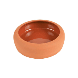 Trixie Keramikschale mit abgerundetem Rand, 250 ml, terracotta 250 ml (1er Pack)