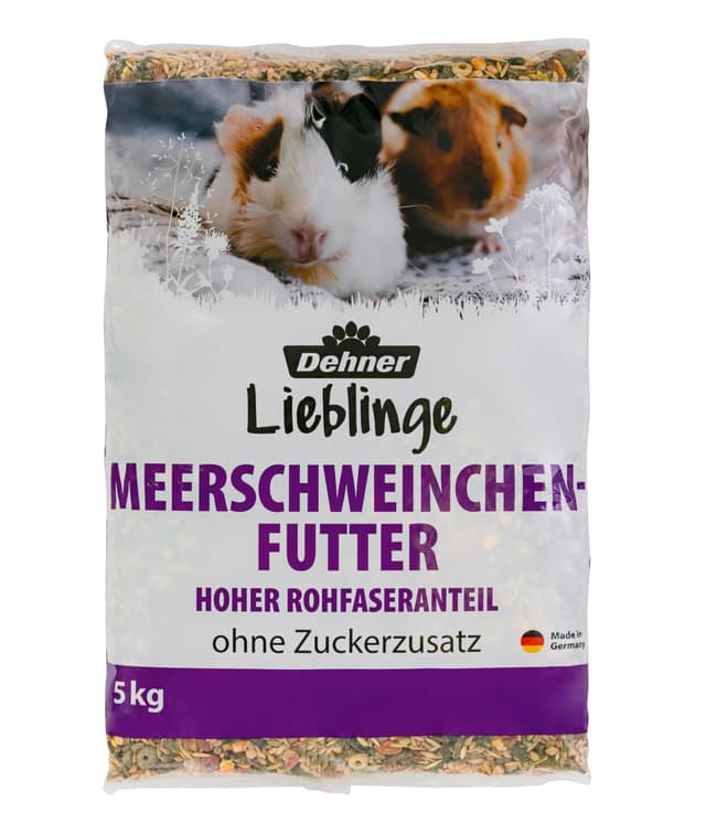 Dehner Meerschweinchenfutter, 5 kg Getreide, Gemüse 5 kg (1er Pack)