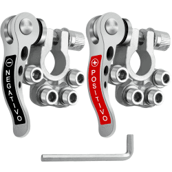 Bolatus 2 Stück Batterieklemmen Battery Terminal Auto Anschlüsse Scherlast Positiver und negativer Batterieanschluss Polklemmen Autobatterie für Pkw Lkw Boot Motorad Angebot bei HelloDeals