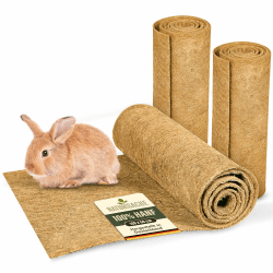 Natursache 3 Nagerteppich aus 100% Hanf, 100 x 50cm – saugstark, staubfrei & schützend I Hochwertige Hanfmatten für Nager I Ideale Bodenabdeckung für Käfige von Nagetieren 3 Stück Angebot bei HelloDeals