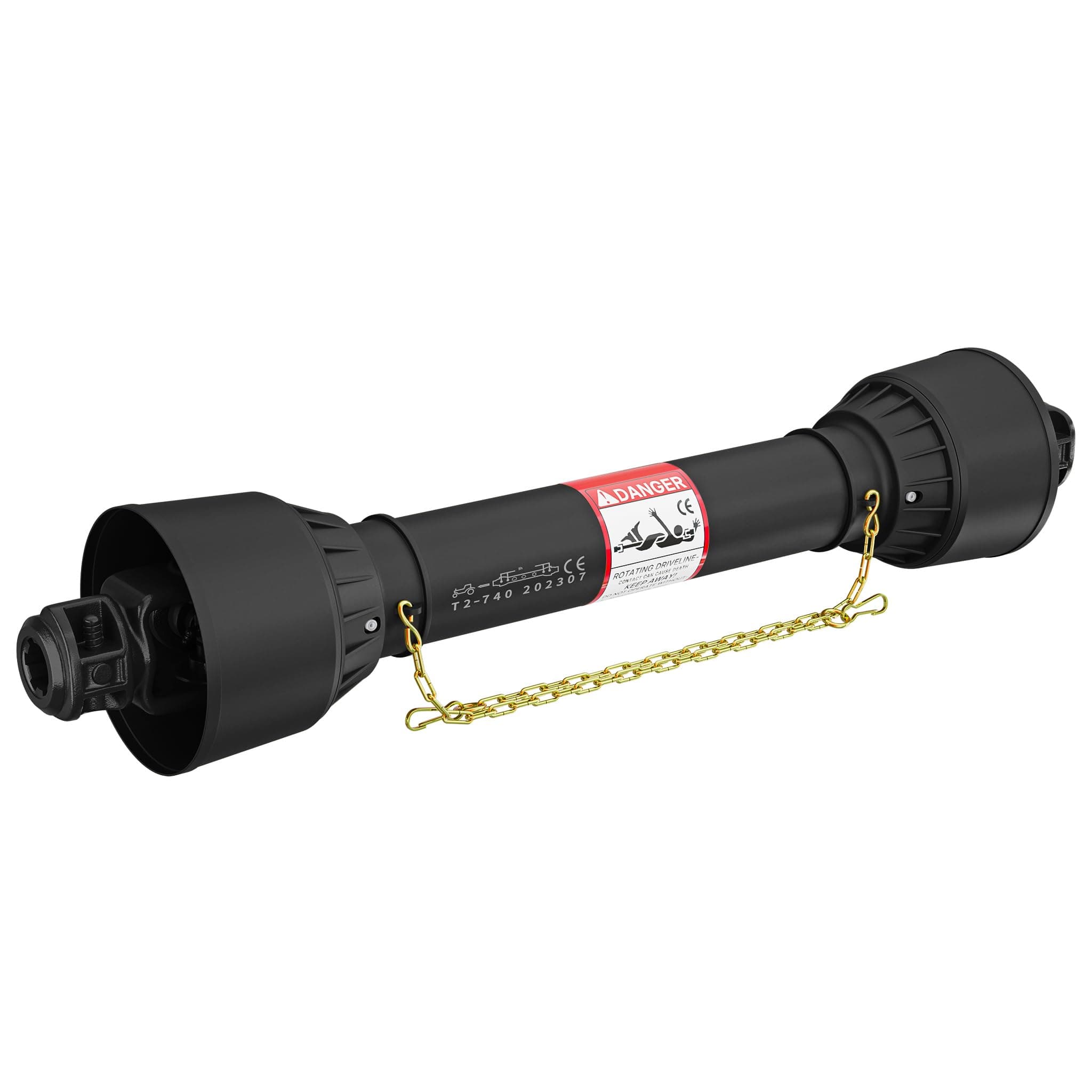 Wiltec Zapfwelle T2 Gelenkwelle 740mm 270Nm 540U/min, PTO-Shaft, 23kW (31PS), 2X 1 3/8" 6 Zähne 740-960 mm Angebot bei HelloDeals