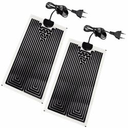 2pcs Heizkissen für Glasbehälter, Aquarienheizkissen, verstellbares Heizkissen für Reptilien mit Temperaturregelung für Reptilien, Schlangen, Spinnen, Raupen, Eidechsen, Geckos (7W) Angebot bei HelloDeals