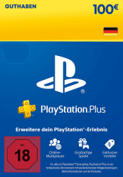 PlayStation Guthaben für PlayStation Plus Extra | 12 Monate | 100 EUR | PS4/PS5 Download Code - PSN deutsches Konto Angebot bei HelloDeals