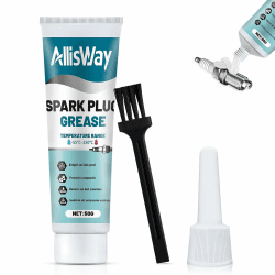 AllisWay Zündkerzenfett, Hochtemperaturfett, Glühkerzenfett, Zündkerzen Fett, Silikonfett Kfz, Geeignet für Kfz-Zündkerzen, Spulengummihülsen, Kabelverbinder und Andere Hochspannungsteile usw, 50G Angebot bei HelloDeals