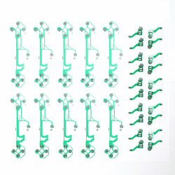 Plyisty 10 Stück Leitfähiges Film-V2.0-Flachbandkabel für Controller, 20 Stück L/R-Analog-Sticks, Leitfähiges Film-Reparaturteil, Ersatz-Flex-Band-Leiterplatte Angebot bei HelloDeals