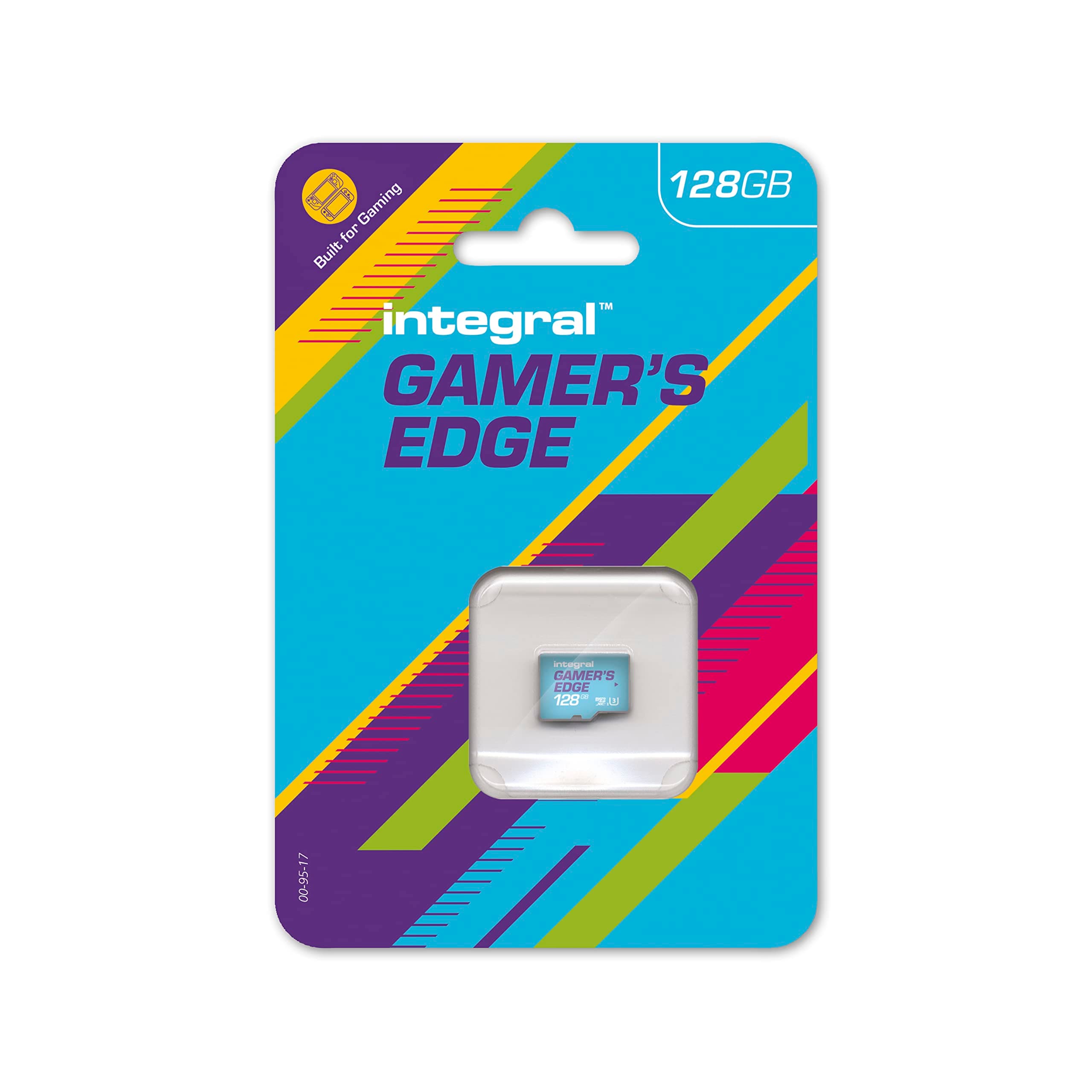 Integral 128GB Gamer's Edge Micro SD Card für die Nintendo Switch - Schnelles Laden & Speichern von Spielen Speichern von Spielen DLC & Daten Entwickelt für Nintendo Switch, Switch Lite & Switch OLED Gamer's Edge 128GB