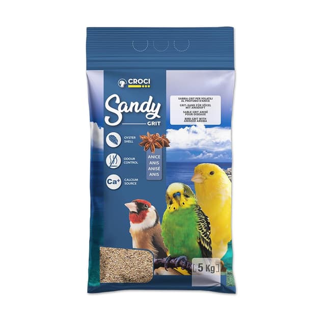 Croci Vogelsand mit Körnung, 5 kg 5 kg (1er Pack) 5 Kg