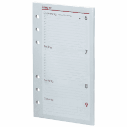 BSB Ersatzeinlage Kalendarium 2026, 6-fach Lochung - Größe: circa A6 - für BSB Kompakt Terminplaner Organizer, 02-00580 Angebot bei HelloDeals