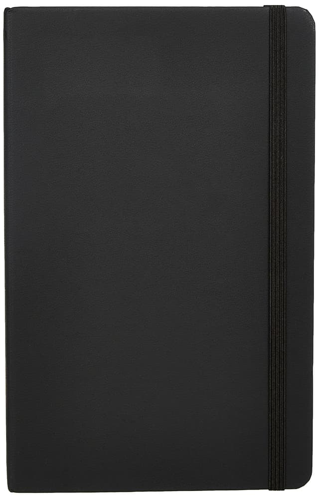 Amazon Basics Klassisches Notizbuch, A5, kariert, Schwarz A5 Kariert